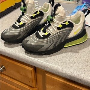 Nike Kids Sneakers - Black, White, and Yellow